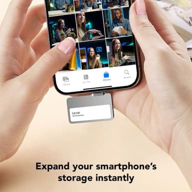 Lexar 1TB Professional Go Portable SSD w/Hub, Supports Apple 4K 60fps ProRes, Up to 1050MB/s, USB 3.2 Gen 2, Rugged, IP65, Ultracompact, Compatible w/iPhone 15/16, External SSD (LSL400S001T-RNSNU) - Image 10