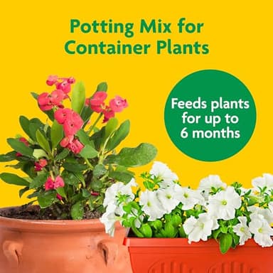 Miracle-Gro Potting Mix, For Container Plants, Flowers, Vegetables, Annuals, Perennials, Shrubs, Feeds for up to 6 Months, 16. qt., 2-Pack - Image 3