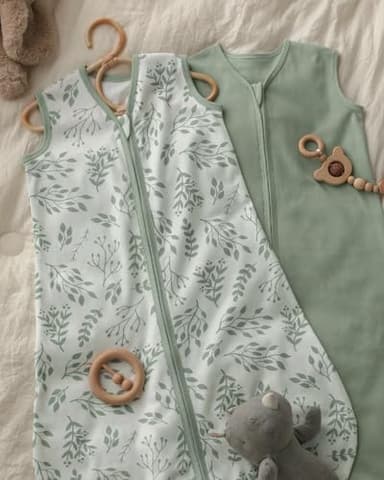 Yoofoss Baby Sleep Sack 18-24 Months Baby Wearable Blanket 100% Organic Cotton 2-Way Zipper TOG 0.5 Toddler Sleeping Sack Lightweight - Image 7