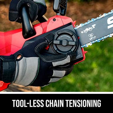 SKIL PWR CORE 40 Brushless 40V 14” Lightweight Chainsaw Kit with Tool-free Chain Tension & Auto Lubrication, Includes 2.5Ah Battery and Auto PWR Jump Charger - CS4555-10 - Image 6