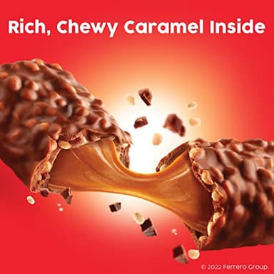 100 Grand Crispy Milk Chocolate with Caramel, Share Size Individually Wrapped Candy Bars, 2.2 oz each, Bulk 24 Count Box - Image 4