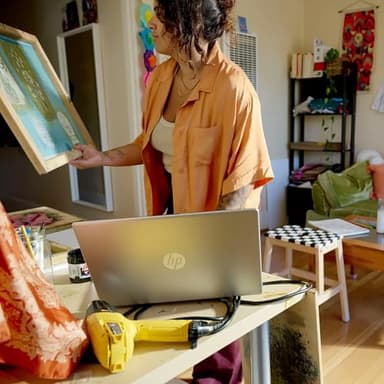 HP 15.6 Touchscreen Laptop Computer for Business, Intel 10-Core i7-1255U(Up to 4.7 GHz), 15.6" LED FHD Touch Screen, 32 GB RAM, 1 TB SSD, Wi-Fi 6E, Windows 11 Pro & Office Pro Lifetime License - Image 8