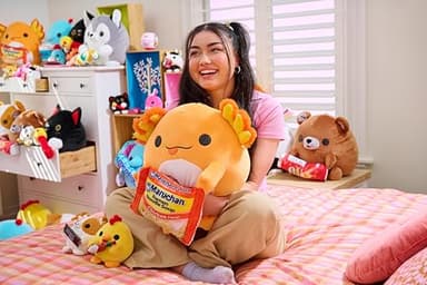 Snackles (Froot Loops) Cow Super Sized 14 inch Plush by ZURU, Ultra Soft Plush, Collectible Plush with Real Licensed Brands, Stuffed Animal - Image 6