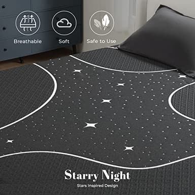 Sweetnight Queen Mattress, 12 Inch Gel Memory Foam Mattress in a Box, Plush Comfort Queen Size Mattress for Motion Isolation & Pressure Relief, Gray, Starry Night Grey - Image 8