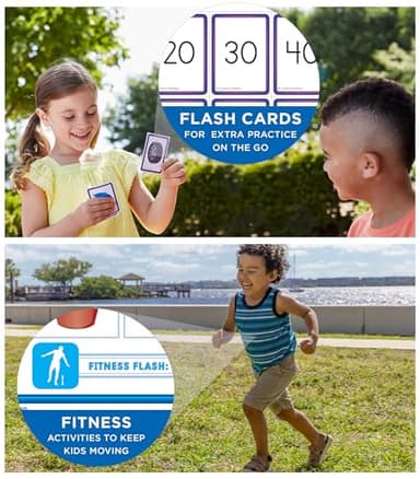 Summer Bridge Activities Kindergarten to 1st Grade Workbooks, K-1 Activity Book With Math, Reading Comprehension, Science, Fitness, Social Studies, Writing Practice, and Flash Cards (Volume 2) - Image 8