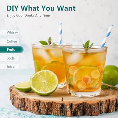 Optish 3 Pack Ice Trays for Freezer, 99 PCS Ice Cube Tray with Lid and Bin, Round Ice Cube Trays for Freezer, Circle Ice Cube Tray for Chilling Drinks - Image 5