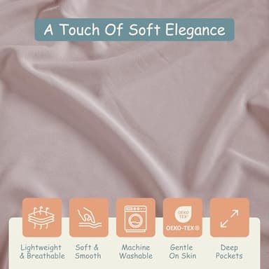 Little Peaches Baby Girl Crib Sheets – 2 Pack Fitted Bedding Essentials, Super Soft Stretch Knit for Crib & Portable Mattress – Butterfly & Lilac - Image 5