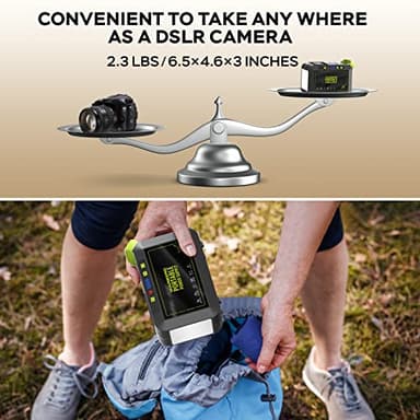 MARBERO Portable Power Station 88Wh Camping Lithium Battery Solar Generator Fast Charging with AC Outlet 120W Peak Power Bank(Solar Panel Optional) for Home Backup Outdoor Emergency RV Van Hunting - Image 8