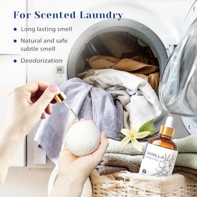 HIQILI Vanilla Essential Oil, Undiluted Natural Strong Fragrance Add in Skin Perfume, Unscented Lotion, Candle Soap Making Scent, Relax at Home with Diffuse Warm Sweet Aroma -100ML - Image 5