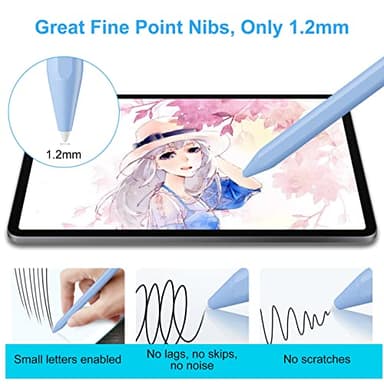 Stylus Pen for iPad (2024-2018) with Fast Charge & Palm Rejection,FOJOJO Active Pencil for iPad Pro 11/13 M4,iPad Air 11/13 M2,iPad Pro 11/12.9",iPad 10/9/8/7/6th,iPad Air 5/4/3rd,iPad Mini 7/6/5 - Image 4