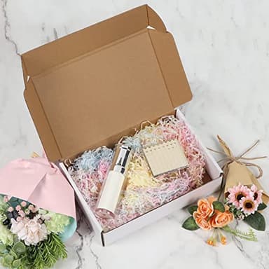 RLAVBL 9x6x2 Shipping Boxes Set of 50, White Small Corrugated Cardboard Box, Mailer Box - Image 4