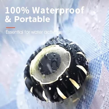 HEYSONG Waterproof Shower Bluetooth Speaker, Durable & Portable with Clear Sound, Ideal for Shower, Pool, Beach & Kayaking – Great Gift for All Ages - Image 8