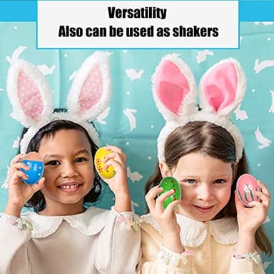 LHYCS 8PCS Wooden Percussion Eggs, Colorful Musical Easter Maracas Egg Shakers - Image 6