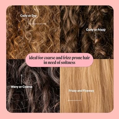 MONDAY HAIRCARE Smooth Shampoo + Conditioner Bathroom Set (2 Count) 27 oz Each For Frizzy, Coarse & Curly Hair Made with Coconut Oil, Shea Butter & Vitamin E 100% Recyclable Bottle Pink - Image 8