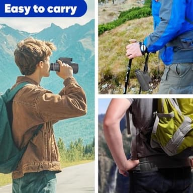 Monocular Telescope with Lights HD Monoculars 80x100 for Adults High Powered Monocular for Hunting with Smartphone Holder & Tripod, Handheld Telescope Suitable for Bird Watching Stargazing-Black - Image 7