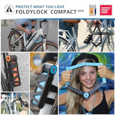 Seatylock FoldyLock Compact Folding Bike Lock - Award Winning Patented Lightweight High Security Bicycle Lock - Heavy Duty Anti Theft Smart Secure Guard with Keys & Case for Bikes or Scooters - Image 6