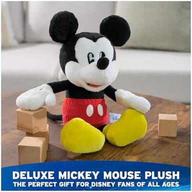 GUND Disney Official Mickey Mouse Classic Plush, Mickey and Friends, Deluxe Collector Stuffed Animal for Ages 1 and Up, Black/White, 14” - Image 4