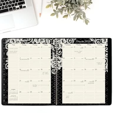 AT-A-GLANCE 2025 Appointment Book Planner, Weekly & Monthly, 8-1/2" x 11", Large, Hourly, Lacey (541-905-25) - Image 3