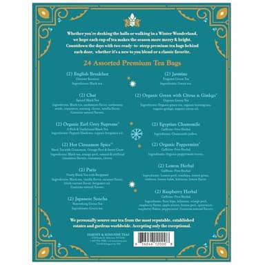 Harney & Sons 12 Days of Tea Countdown Calendar - Image 2