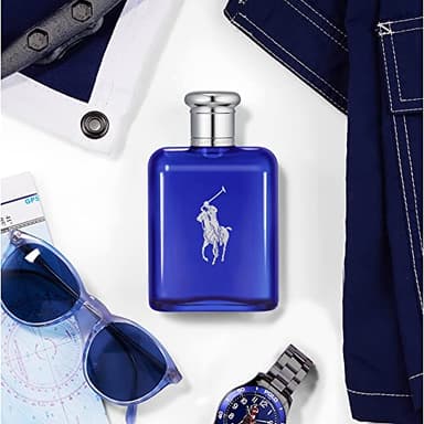 RALPH LAUREN FRAGRANCES Polo Blue - Eau de Toilette - Men's Cologne - Aquatic & Fresh - With Citrus, Sage, and Suede - Medium Intensity - 4.2 Fl Oz - Image 5