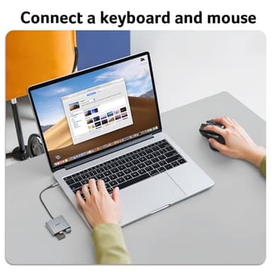 Acer SD Card Reader USB C, 3 in 1 Memory Card Reader with Dual Slots & USB 3.0, Micro SD Card Adapter for iPhone 16/15 Compatible with Camera, Android, MacBook Pro/Air, Laptop - Image 6