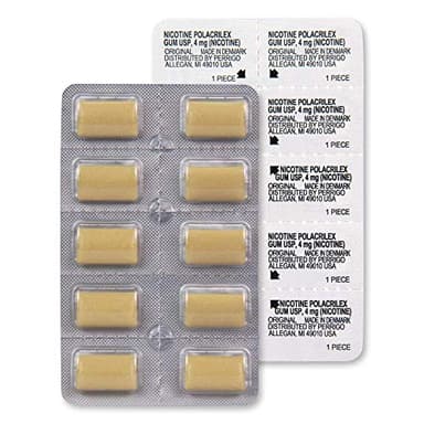Amazon Basic Care Uncoated Nicotine Polacrilex Gum 4 mg, Original Flavor, Stop Smoking Aid, 220 Count - Image 6