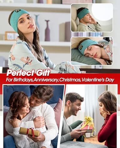 Perytong Sleep Headphones, Bluetooth Sports Headband Headphones with Ultra-Thin HD Stereo Speakers Perfect for Sleeping,Workout,Jogging,Yoga,Insomnia, Air Travel, Meditation - Image 8