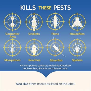 Hot Shot No-Mess! Fogger With Odor Neutralizer 3 Count-1.2 Ounce Cans, Kills Hidden Bugs, No Need To Turn Off Pilot Lights, 6 Pack - Image 4