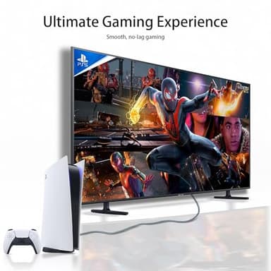 LEADSTAR HDMI Cable 4K 15 ft / 4.5m, High Speed HDMI 2.0 Cord Braided | 4K@60Hz, Ultra HD, 2160p, ARC, HDR, 3D, HDCP 2.2 | for Xbox, PS5, TV, Laptop, Monitor - Image 5