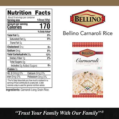 Bellino Carnaroli Superfino Long Grain Rice, 16 Ounce Boxes (Pack of 12) - Image 7