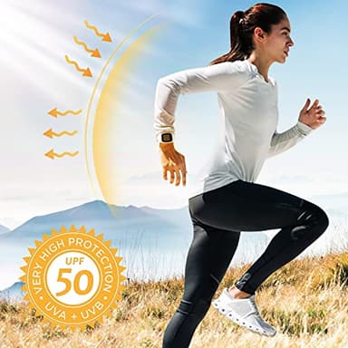 isnowood Women's Sun Protection Long Sleeve Shirts, 2 Pack UPF 50+ UV Rash Guard Swim Shirt, Lightweight Workout Hiking Tops - Image 3