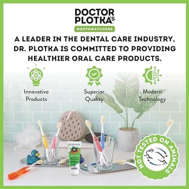 MOUTHWATCHERS Soft Flossing Manual Toothbrush for Adults, 2 Pack, Ultra Clean, Good for Sensitive Teeth and Gums, by Dr. Plotka's, Colors May Vary - Image 8