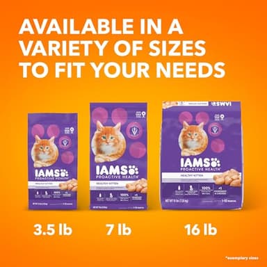 IAMS Proactive Health Healthy Kitten Dry Cat Food with Chicken, 16 lb. Bag - Image 12