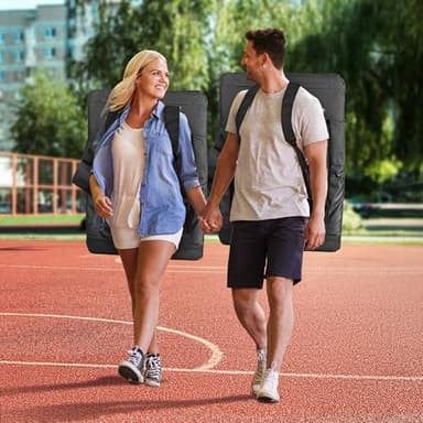 Nova Microdermabrasion 20.5"/25" Wide Stadium Seat for Bleachers w/Back Support Padded Cushion Portable Reclining Bleacher Seats Camping Stadium Chair Waterproof - Image 2