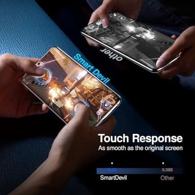 SmartDevil [3 Pack] for Samsung Galaxy S23 Plus Screen Protector, Finger Print Reader Compatible, Fast & Easy Installation, Clear 9H Tempered Glass Film, Alignment Frame [Dust-Free & Bubble-Free] - Image 7