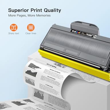 E-Z Ink Compatible Toner Cartridge Replacement for Brother TN330 TN360 TN-330 TN-360 High Yield Compatible with DCP-7040 DCP-7030 MFC-7840W HL-2140 MFC-7340 MFC-7440N HL-2170W HL-2150N (2 Black) - Image 3