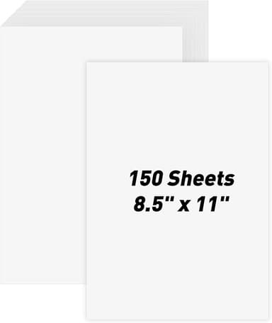 MAXECHO 8.5" × 11" White Cardstock Bulk 150 Sheets Construction Paper Card Stock Printer Paper for DIY Art Crafts, Cricut Card Making, Office Printing, Scrapbooking, Drawing, Invitations, 180 GSM - Image 1