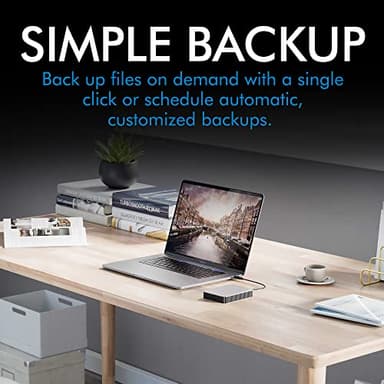 LaCie Mobile Drive, 5TB, External Hard Drive Portable - Moon Silver, USB-C 3.2, for PC and Mac, Post-Consumer Recycled, with Adobe All Apps Plan (STLP5000400) - Image 7