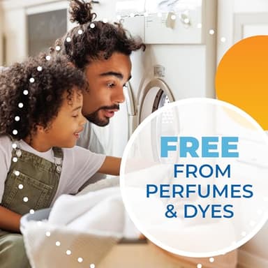 ARM & HAMMER Power Sheets Laundry Detergent, Fragrance Free, Dermatologist Tested Concentrated Laundry Detergent Sheets, 50 Count, up to 100 Small Loads - Image 3