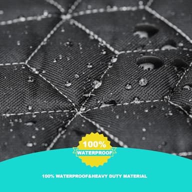 Meginc Dog Car Seat Covers for Back Seat, Waterproof Back Seat Covers for Ford Explorer/Subaru Outback/Honda Pilot, Heavy Duty Non Slip Back Seat Cover for Dogs in Car, Easy Clean Car Seat Protector - Image 5