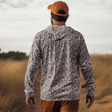 Palmyth Hunting Hoodie with Mask for Men Long Sleeve Sun Protection UV UPF 50+ Camo Fishing Shirts (Camo-3, 2XL) - Image 4