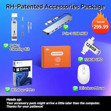 HP 17 Inch Laptop Computer for Business & Students, 17.3" HD+ Display, Intel 10-Core i5-1334U Up to 4.6 GHz, 64 GB RAM, 2 TB SSD, Fingerprint Reader, Backlit Keyboard, Wi-Fi 6, Webcam, Windows 11 Pro - Image 2