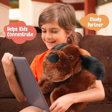 Cuddle Buds 5lbs Weighted Dog Stuffed Animal for Sensory Needs, 20'' Plush Dog, Weighted Stuffed Animals for Adults, Soft Plushie Toy - Image 5