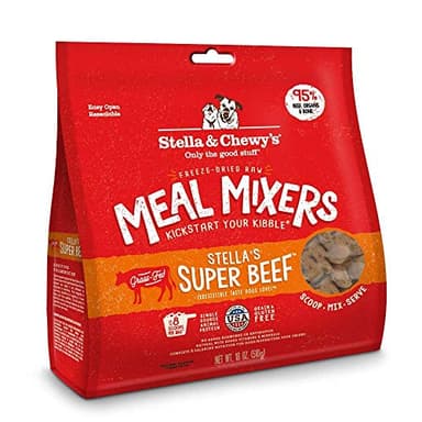 Stella & Chewy's Freeze-Dried Raw Beef Meal Mixers- Dog Food Topper and Mixer - Made with 95% Grass-Fed Beef, Organs & Bone - Perfect for Picky Eaters - Grain-Free - 18 oz - Image 1