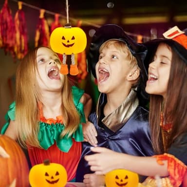 Pumpkin Night Light for Kids Cute Jack O Lantern Halloween Decor Nightlight for Baby Nursery Toddler Squishy Pumpkin Lights Cordless Rechargeable Dimmable Silicone Bedside Lamp Halloween Gifts - Image 3