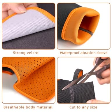 Dog Recovery Suit, Recovery Sleeve for Front Leg,Cone Collar Alternative,Chest 20.5"-27" Leg Wound Surgery Elbow Protector Machine Washable,Prevent Licking,Bite,Wet (Right, M) - Image 4
