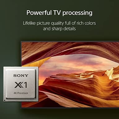 Sony 75 Inch 4K Ultra HD TV X77L Series: LED Smart Google TV KD75X77L- Latest Model, Black - Image 2