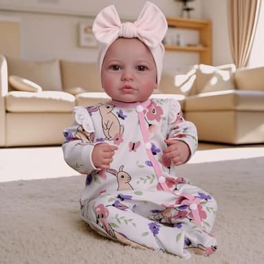BABESIDE Reborn Baby Dolls - 20-inch Cute Soft Vinyl Realistic Baby Doll Real Life Baby Dolls with Complete Accessories Perfect for Cuddling, Playtime, and Gift Giving - Image 7