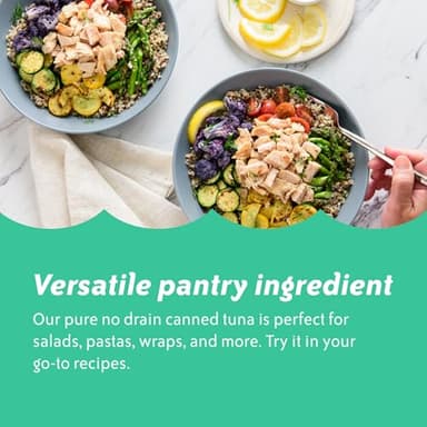 Chicken of the Sea Solid White Pure Tuna, Wild Caught, No Drain, 4 oz. Can (Pack of 24) - Image 5