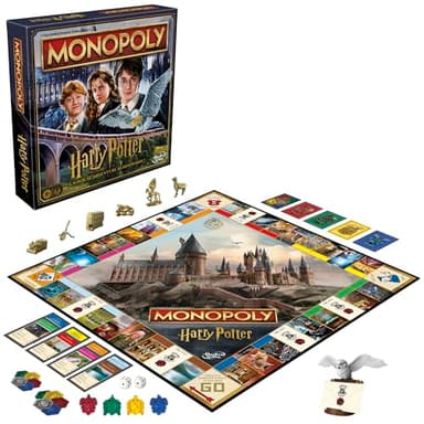 Monopoly Harry Potter Edition Board Game | A Magical Adventure at Hogwarts | Ages 8 and Up | 2 to 6 Players | Family Games | Gifts for Kids and Adults - Image 16